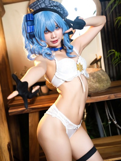 PoppaChan cosplay Hoshimachi Suisei – Hololive