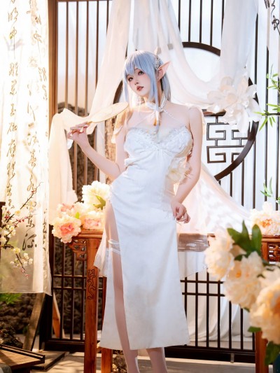 Natsuko夏夏子 cosplay Albion Cheongsam – Azur Lane