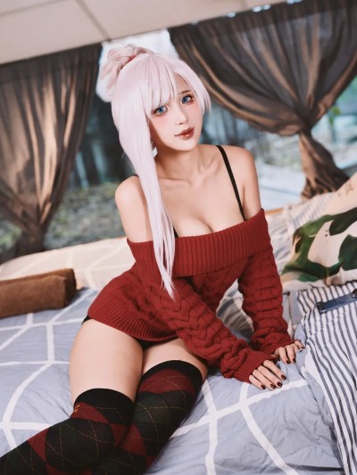 Puypuy プィプィ (Puypuychan) cosplay Miyamoto Musashi Housewife – Fate/Grand Order