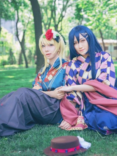 《Love Live!》大正浪漫和服未觉醒绘海组 C O S P L A Y