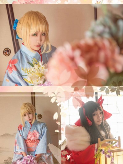 《Fate Grand Order》远坂凛 X saber桜は、春で咲く&nbsp;&nbsp;C O S P L A Y
