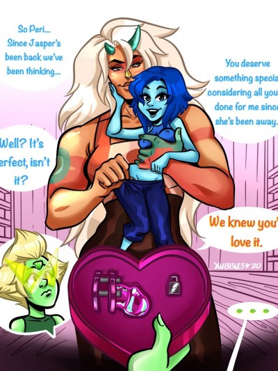 Jasper X Peridot X Lapis- XXXubbles [Steven Universe]