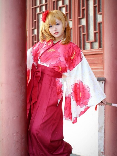 《Love Live!》高坂穗乃果同人袴 C O S P L A Y