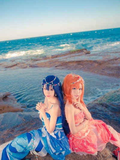 《Love Live!》高坂穗乃果园田海未人鱼觉醒果果 C O S P L A Y