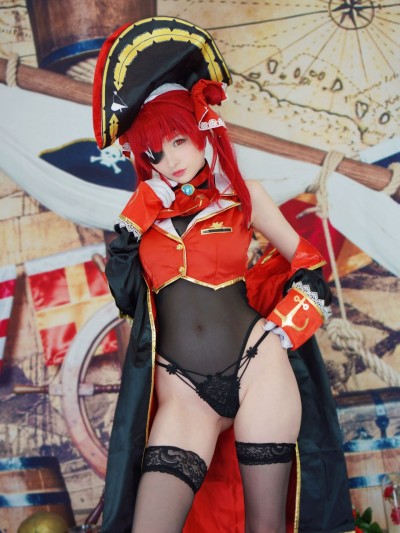 Hidori Rose - Houshou Marine cosplay