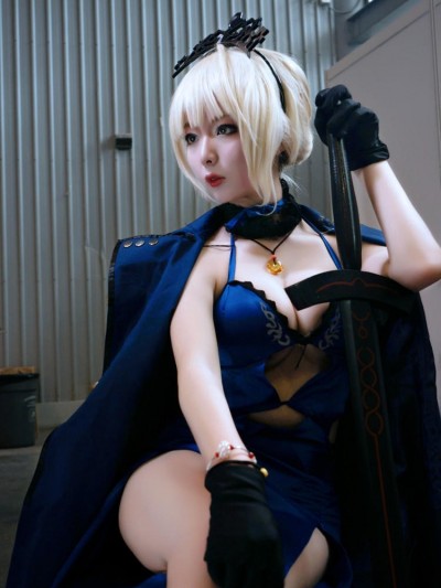 《Fate Grand Order》黑槍呆saber C O S P L A Y