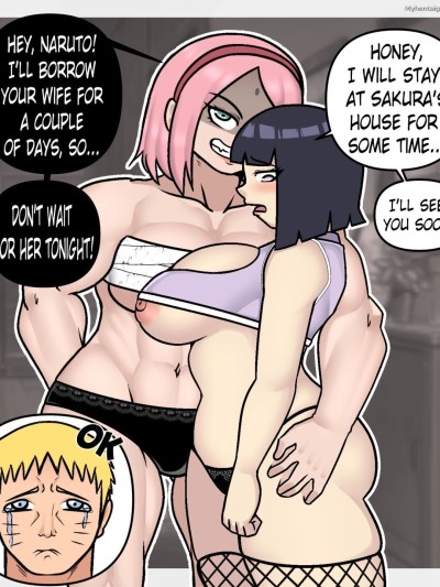 Taking Sakura And Hinata