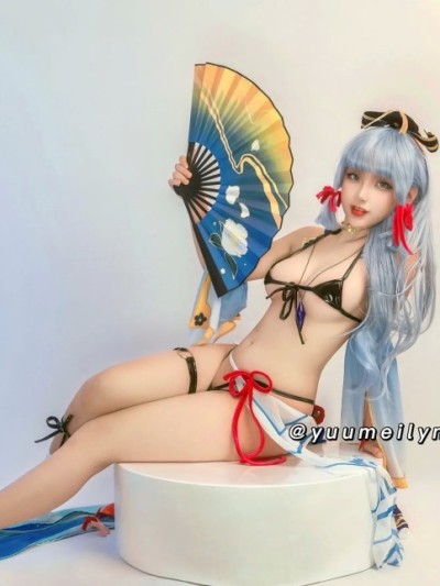 (Misaki Suzuki) cosplay Ayaka Kamisato – Genshin Impact – Part 2