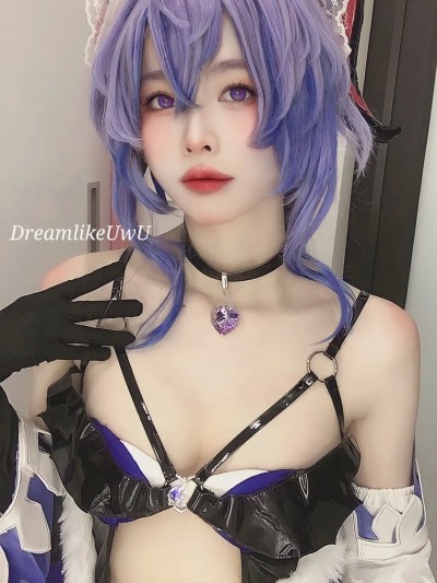 DreamlikeUwU cosplay Ganyu Succubus – Genshin Impact