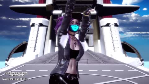 〔MMD〕CLC-直升機Ahri Akali Kaisa Seraphine性感Kpop舞蹈傳奇聯盟KDA